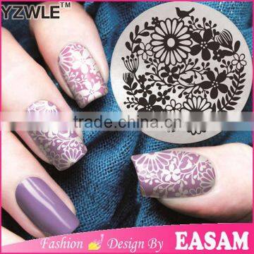 2016 Rose Flower Nail Art Stamping Template Image Plate