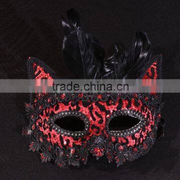 cheap latex sexy animal face mask cat head mask halloween mask for female