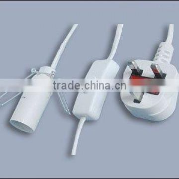 UK type salt lamp power cord meeting BS standard