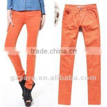 ladies pants elastic waist cutting