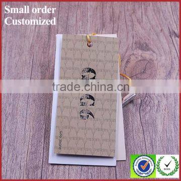 Unique Embossed Price Size String Hang Tags With Metal Logo photo-4