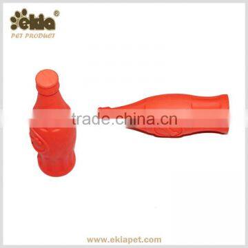 Factory Price Bottle Shape TPR Dog Toys For Chewing And Playing