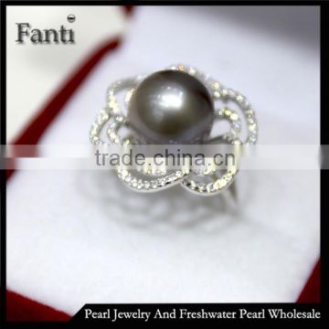 freshwater pearl price jewelry price wholesale natural pearl ring real 925 silver ring