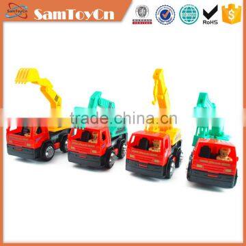 12PCS friction trailer truck toys for kids