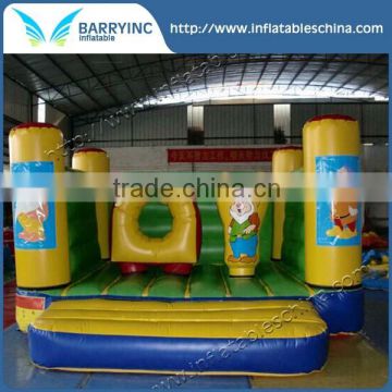 EN14960 0.55mm PVC Commercial Inflatable Bouncer House With Jumper