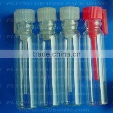 1ml Tester bottle, perfume glass bottle, small glass vial