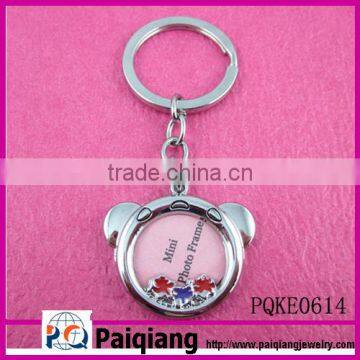 rhinestone mikil head shape photo keychains wholesale