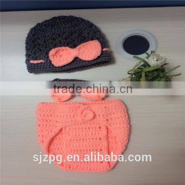 Newborn photography props, crochet handmade animal style baby suits