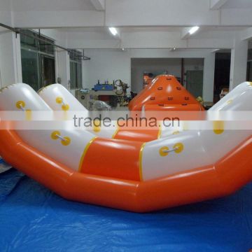 2015 hot commercial water inflatable seesaw games, inflatable water seesaw