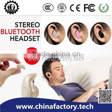 fashion design ear phones bluetooth music player china spy earpiece