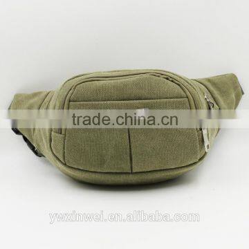 New high quality canvas waist pack,Sports leisure waist pack, Adjustable and fit fanny pack