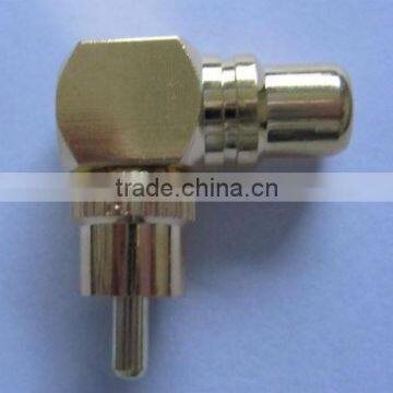 RCA PLUG TO RCA JACK ANGLE TYPE , RCA CONNECTOR