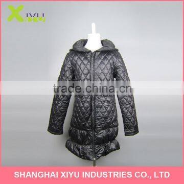 Fashion Children diamond stitching bottom stretched modern Girls padding jacket