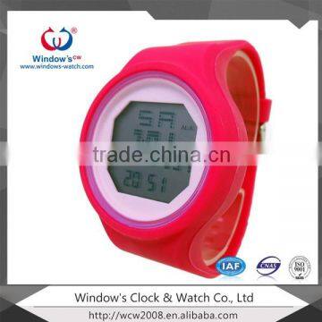 Plastic colorful lcd watch cheap digital kids watch