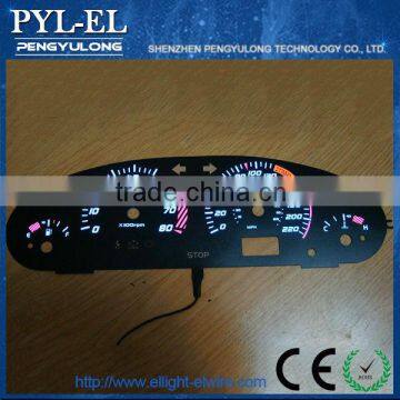 More higher brightness and quality el car gauge,el car dashboardel,EL Luminous instrument board