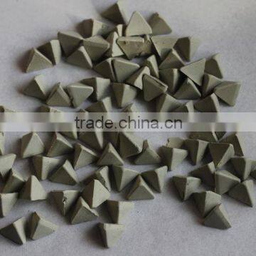 Ceramic triangle shape polishing stone