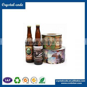 Plastic Bottle Label Material Label Paper Roll Soft Drink Bottle Sticker photo-6