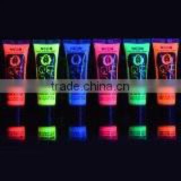 UV Glow Blacklight Face and Body Paint 0.34oz - Set of 6 Tubes - Neon Fluorescent                        
                                                Quality Choice