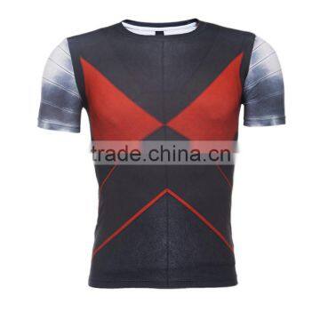 2016 New Latest Shirt Designs for Men t Shirt Steel Beast Compression Sports Printing T-shirt Custom t Shirt Print photo-3