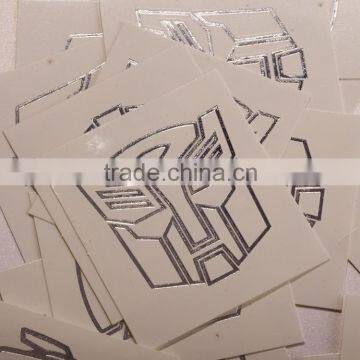 OEM Custom Cartoon Stickers Transformers Tattoos Gold and Silver Body Tattoo photo-3