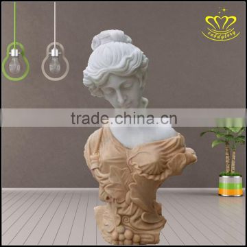 The marble bust of Western Girls Club Hotel Villa interior decoration