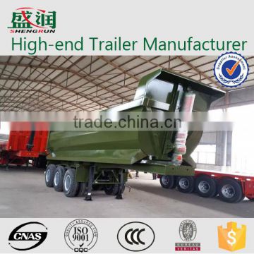 Cheap tractor and atv hydraulic dump semi trailers