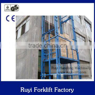 German quality outside/inside electric hydraulic freight elevator