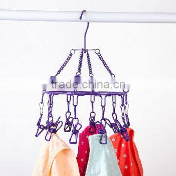Round Stainless Steel Hanger,clothes Hanger Stand photo-3