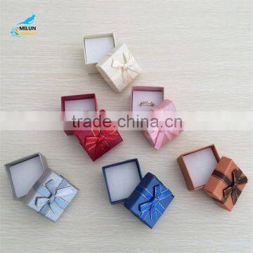 Bowknot Earrings Ring Box Jewelry Box photo-2