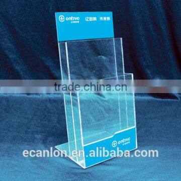 Transparent poster holder flyer holder