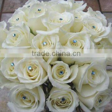 Hot Sale Rhinestone Crystal Wedding Bridal Bouquet Jewelry Floral Brooch Pin