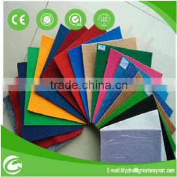 Design new coming non woven indoor plain carpet