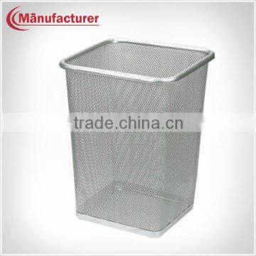 Hotel Guest Room Metal Punching Dustbin/Mesh Waste Paper Bin/Metal Mesh Waste Baskets