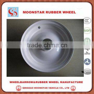 wheel barrow steel rim