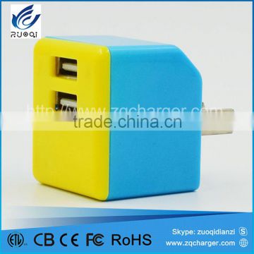 Wholesale portable wholesale quick charge 5v 2.1a usb charger