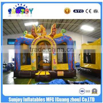 Whosale Inflatable Toys For Kids Inflatable Dinosaur Bouncy Castle Combo