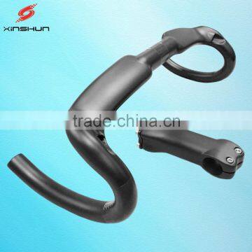 2016 New no Logo OEM Mountain Bikes Carbon Handlebar Mtb Road Bike Accessories Bicycle Parts Grips With Stem 31.8mm RH2222 photo-3