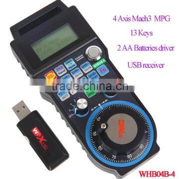 XHC 2016 CNC Mach3 4 Axis USB HandWheel Pulse 100PPR Optical Encoder Generator MPG Pendant photo-2