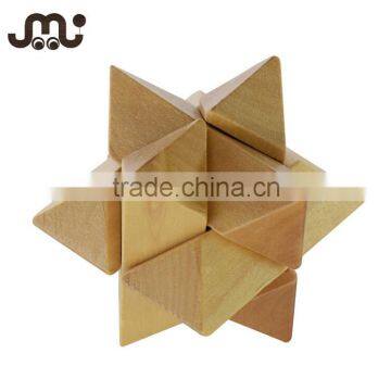 Wholesale chanllenging brain teaser wooden iq puzzle