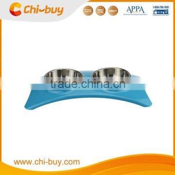 Chi-buy Double Elevated Dog Bowls Sphere Puppy Bowls Free Shipping on order 49usd