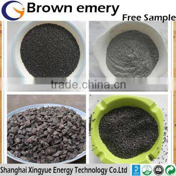 Factory professional supply high hardness emery brown emery powder for abrasive/refractory