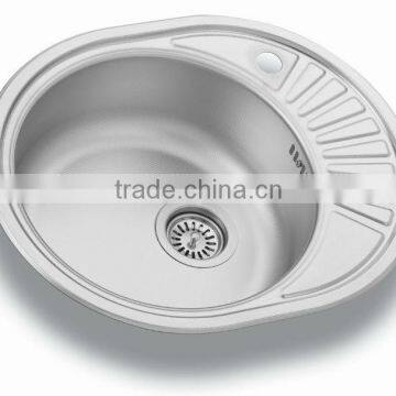 58x48 Linen Stainless Steel Kitchen Sink (DE118)