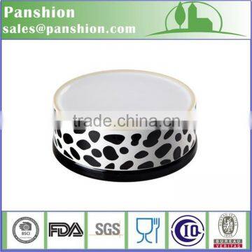 Round Shape Custom Logo Ceramic Dog Feeding Bowl photo-3