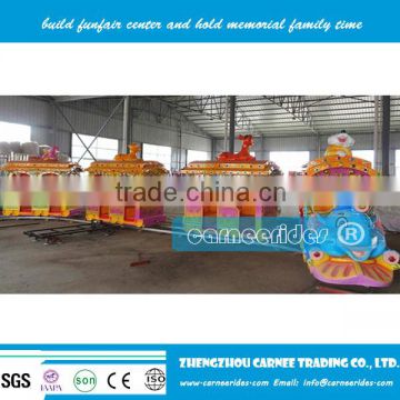 2016 New Popular Theme Park amusement rides electric Elephant train for Sale