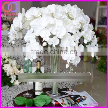 wholesale real touch high quality white orchid plants,silk orchid flowers