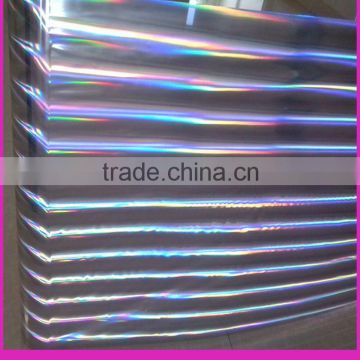 seamless hologram transparet BOPP film in plastic film