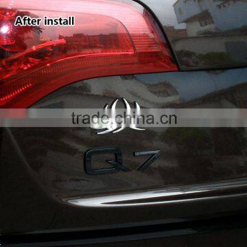 Chrome Color Body Stickers Car Emblem Logo Custom photo-4