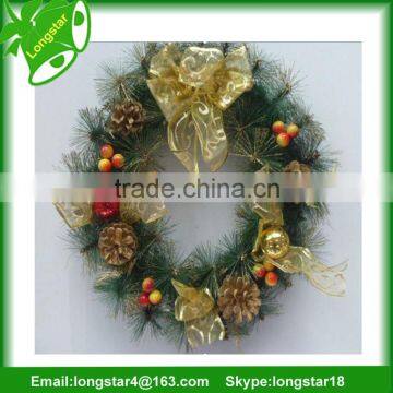 Good Quality Customized Decorated Christmas Wreaths With Colorful Designs photo-4