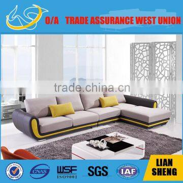 2016 New design luxury and elegant turkish style Corner sofa with chaise loung