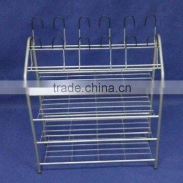 2016 New 16 Pairs Shoe Rack 4 Tier Shelf Organizer Space Saving Shoe Racks photo-6